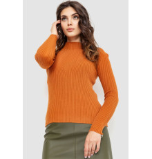 Гольф жіночий однотонний, колір теракотовий, 204R016