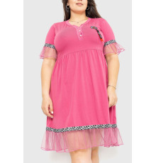 Сукня вільного крою, колір темно-пудровий, 231R6444