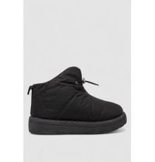 Дутики жіночі зимові на хутрі, колір чорно-сірий, 248RFM400