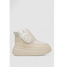 Дутики женские зимние на меху, цвет бежевый, 248RLM10