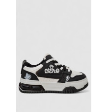 Кросівки жіночі, колір біло-чорний, 256RCR-2-5 Кросівки жіночі, колір біло-чорний, 256RCR-2-5