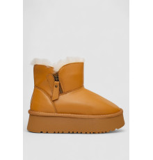 Угги женские на меху, цвет коричневый, 243RL951