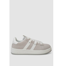 Кросівки жіночі замша, колір сіро-білий, 248RJH800-9