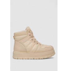 Кросівки жіночі зимові, колір бежевий, 248RBL2