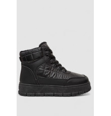 Кроссовки женские зимние на меху, цвет черный, 248RBL3