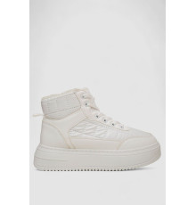 Кросівки жіночі зимові на хутрі, колір білий, 248RK03