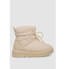 Дутики женские зимние на меху, цвет бежевый, 248RFM19