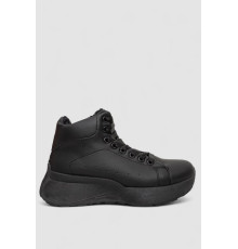 Кросівки жіночі зимові на хутрі, колір чорний, 248RXM22