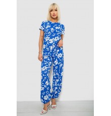 Костюм жіночий повсякденний з принтом, колір синій, 257R815