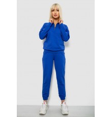 Спортивний костюм жіночий однотонний, колір синій, 244R1069AG