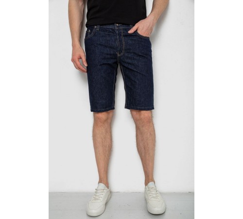 Шорты мужские джинсовые, цвет темно-синий, 238R2023