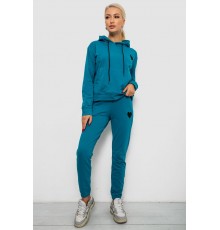 Спортивний костюм жіночий двонитка, колір бірюзовий, 214R1419-004