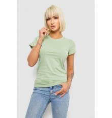 Футболка жіноча однотонна, колір оливковий, 129R8900