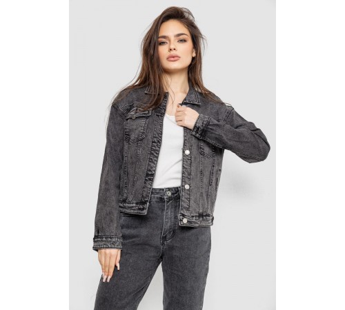 Куртка жіноча джинсова 255RA2280, колір Сірий