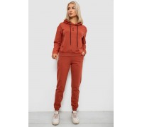 Спортивный костюм женский двухнитка, цвет терракотовый, 214R1419-001