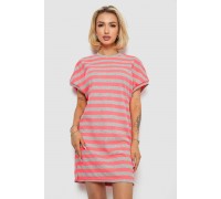 Туніка в смужку, колір рожевий, 238R801