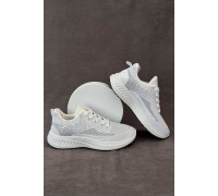 Кроссовки мужские текстильные, цвет белый, 244RJ1077