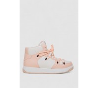 Кроссовки женские, цвет бело-розовый, 243R721