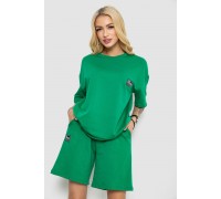 Костюм женский повседневный, цвет зеленый, 241R5004