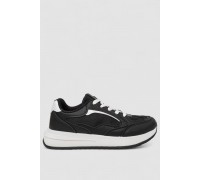 Кроссовки женские, цвет черно-белый, 248RG30