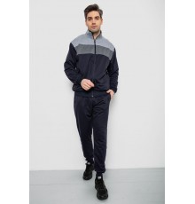 Спортивный костюм мужской, цвет сине-серый, 244R9160