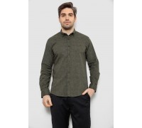 Рубашка мужская с принтом, цвет хаки, 186R6053