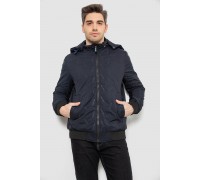 Куртка чоловіча демісезонна з капюшоном, колір синій, 244R-9882A