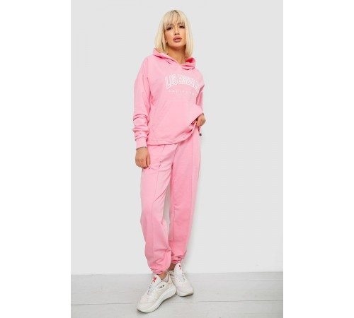 Спортивний костюм жіночий з принтом, колір світло-рожевий, 244R1063AG