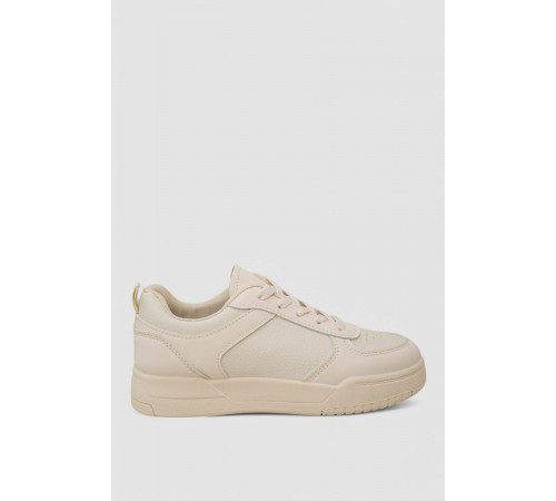 Кеди жіночі однотонні, колір бежевий, 248RAD150