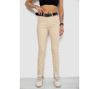 Джинси жіночі, колір бежевий, 182R001