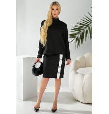 Костюм жіночий класичний, колір чорний, 257R322