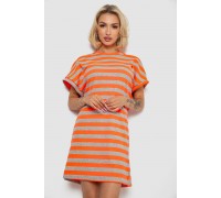 Туника в полоску, цвет оранжевый, 238R801