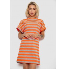 Туніка в смужку, колір помаранчевий, 238R801