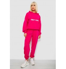 Спортивний костюм жіночий з принтом, колір рожевий, 244R1059AG