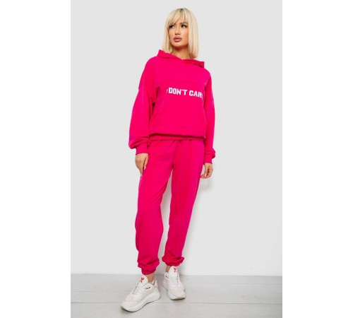 Спортивний костюм жіночий з принтом, колір рожевий, 244R1059AG