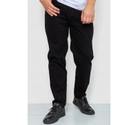Джинсы мужские однотонные, цвет черный, 244R8570-1