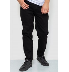 Джинсы мужские однотонные, цвет черный, 244R8570-1