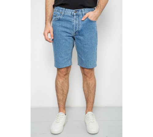 Шорты мужские джинсовые, цвет темно-голубой, 238R2023-1