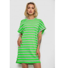 Туніка в смужку, колір салатовий, 238R801