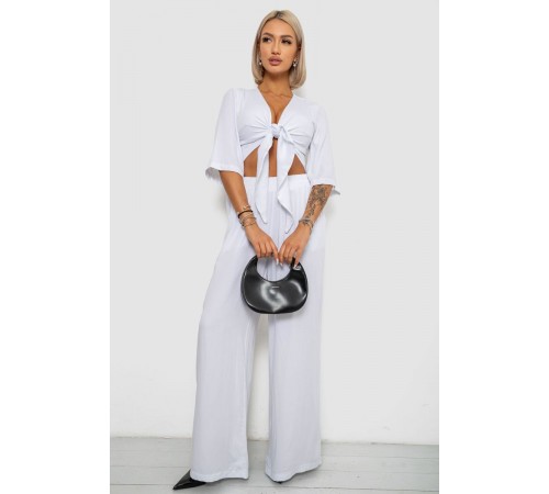 Костюм жіночий, колір білий, 258R270