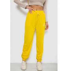 Спортивні штани жіночі, колір жовтий, 238RJH019 Спортивні штани жіночі, колір жовтий, 238RJH019