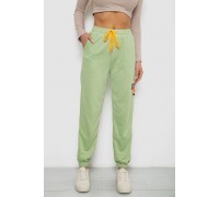 Спортивні штани жіночі, колір фісташковий, 238RJH016