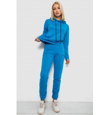 Спортивний костюм жіночий двонитка, колір джинс, 214R1419-002