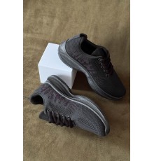 Кросівки жіночі текстиль, колір чорний, 243RA33-173