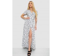 Сарафан  принтом, колір біло-чорний, 241R174