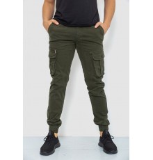 Брюки карго мужские, цвет хаки, 244R2073