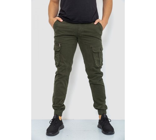 Брюки карго мужские, цвет хаки, 244R2073