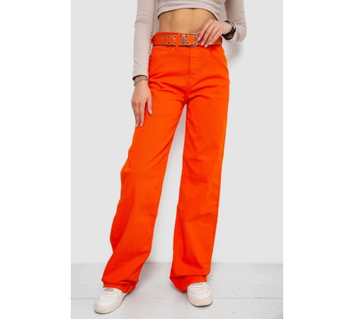 Джинси жіночі, колір помаранчевий, 0R00160