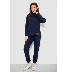 Костюм жіночий повсякденний, колір синій, 257R123-1