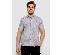 Рубашка мужская с коротким  рукавом, цвет бежевый, 214R6917-15